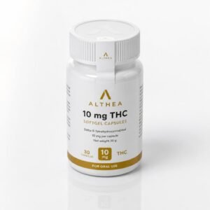 Althea 10mg THC softgel capsules