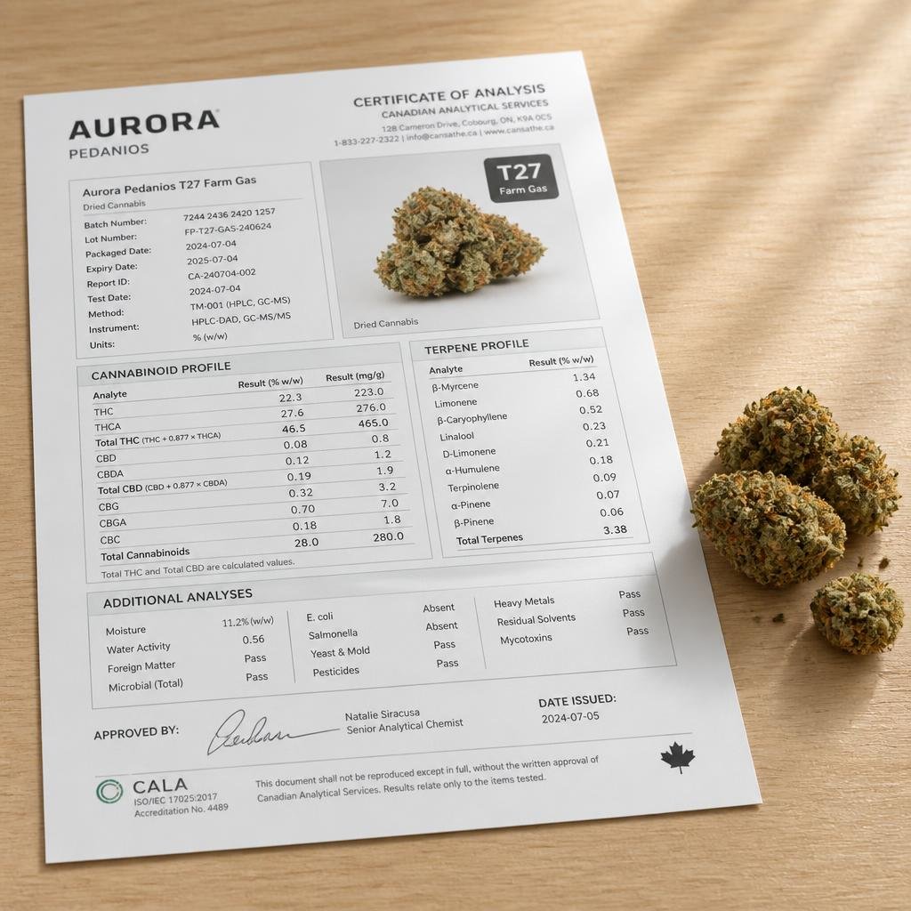 Aurora Pedanios T27 Farm Gas