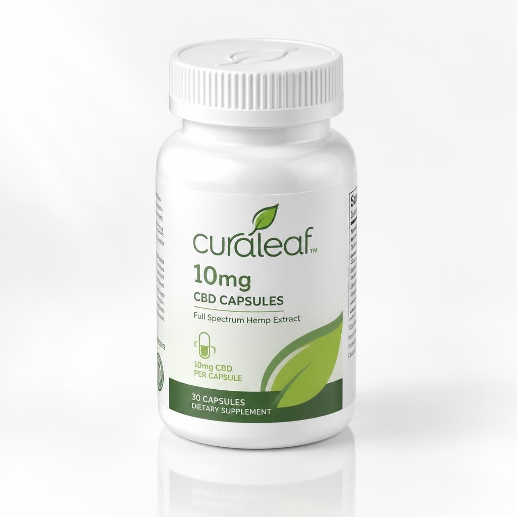 Curaleaf 10mg CBD capsules-- Curaleaf 10mg CBD capsules
