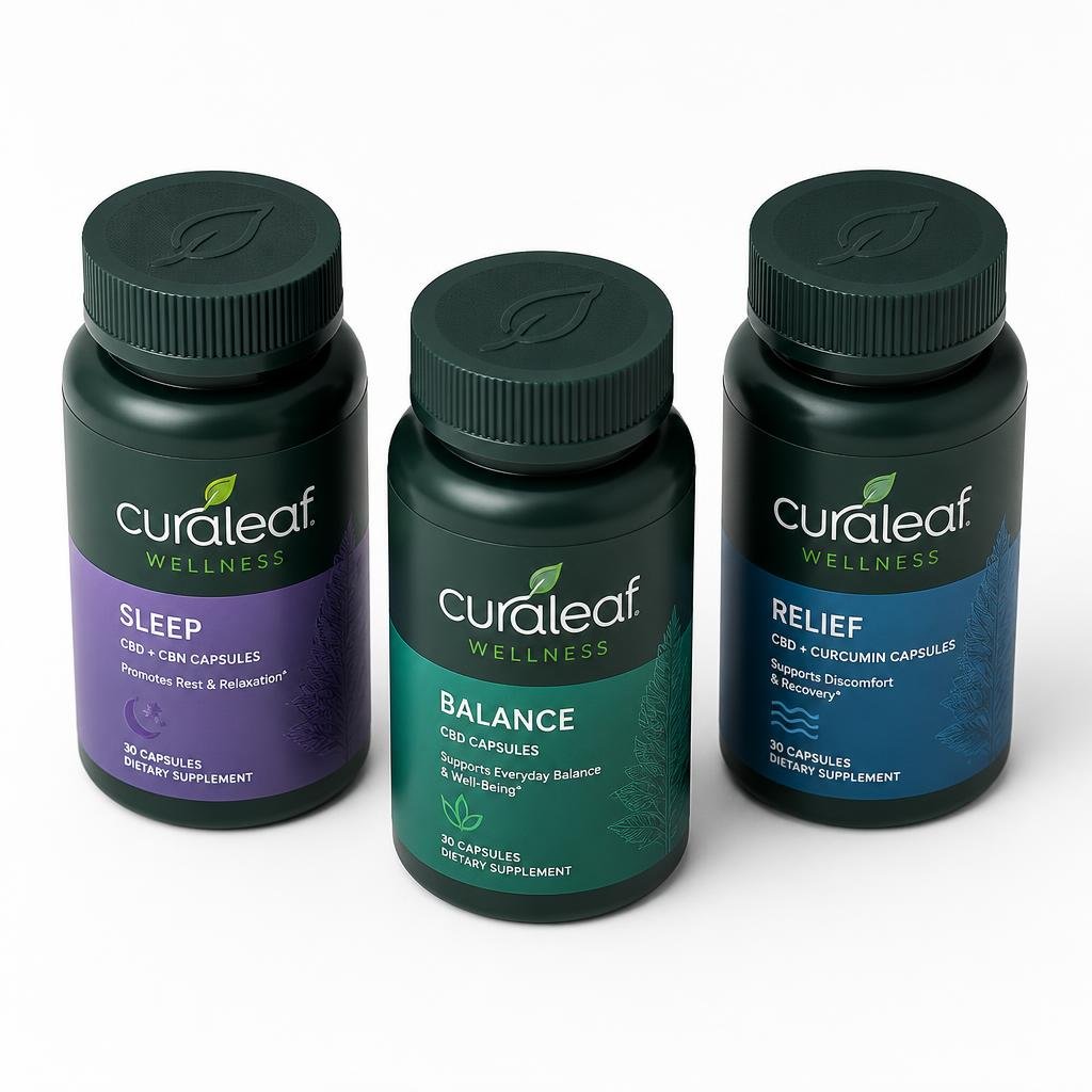 Curaleaf 10mg CBD capsules- Curaleaf 10mg CBD capsules