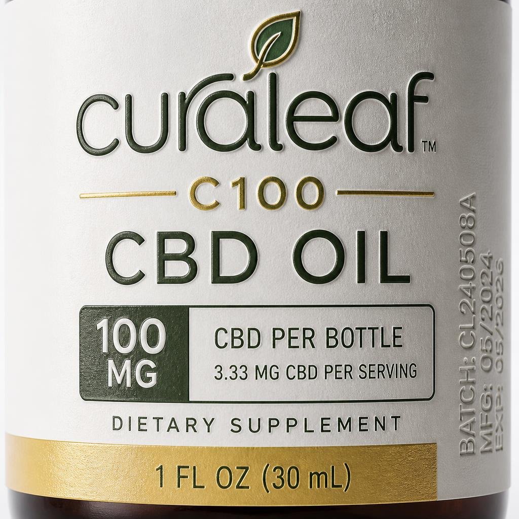 Curaleaf C100 CBD oil- Curaleaf C100 CBD oil