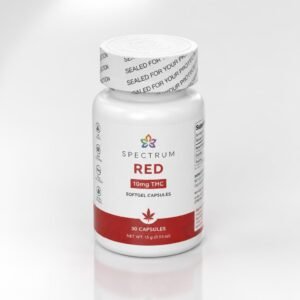 Spectrum Red 10mg THC softgel capsules