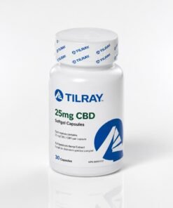 Tilray 25mg CBD softgel capsules